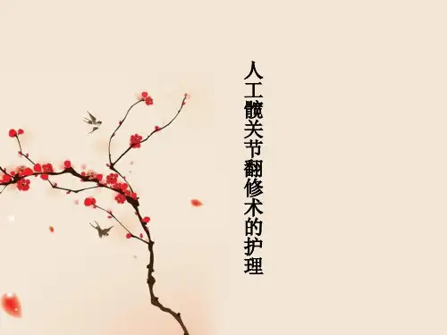 人工髋关节置换术后翻修术的护理课件