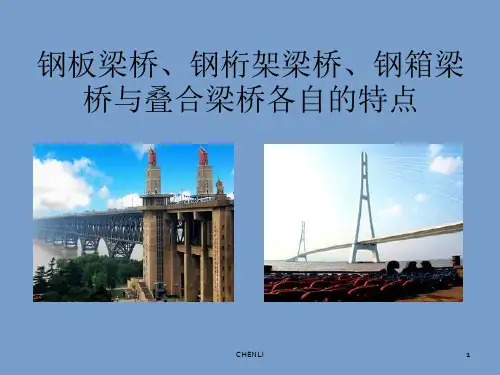 钢板梁桥、钢桁架梁桥、钢箱梁桥与叠合梁桥