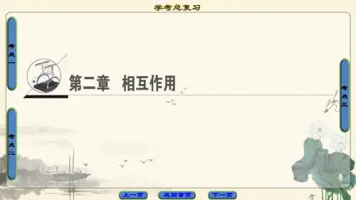 高三物理(浙江学考)一轮复习课件：第2章 第1节 重力 弹力 摩擦力