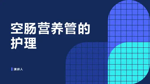 空肠营养管的护理ppt课件模板