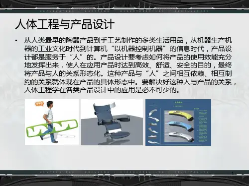 人体工程学—产品设计PPT课件