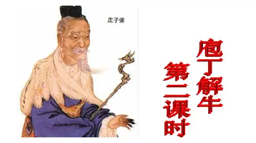 庖丁解牛(优秀公开课)