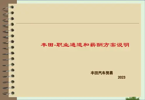 丰田-绩效薪酬方案