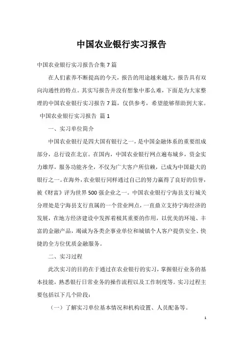 中国农业银行实习报告_47
