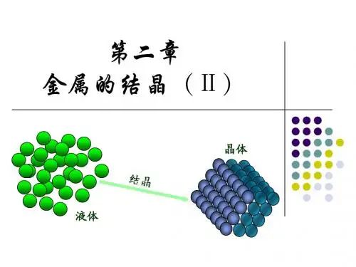 金属的结晶(第2讲)