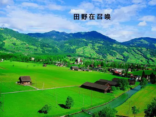 小学音乐课程《田野在召唤》课件