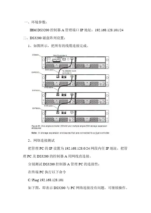 IBM DS3200配置步骤
