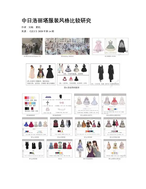 中日洛丽塔服装风格比较研究