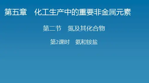 5.2.2氮及其化合物课件人教版高一化学必修二