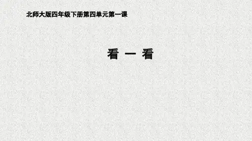 《看一看》名师课件