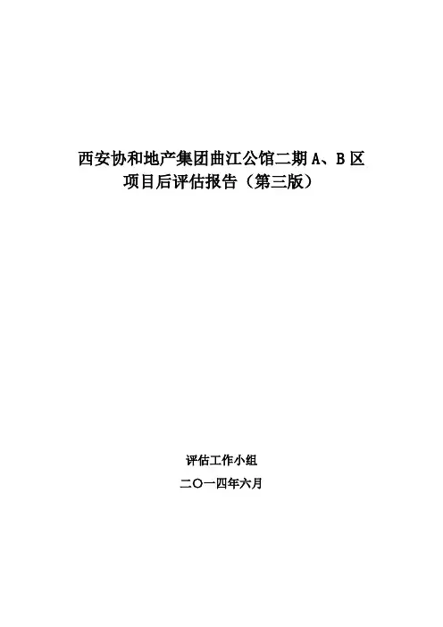 项目后评估修改稿))