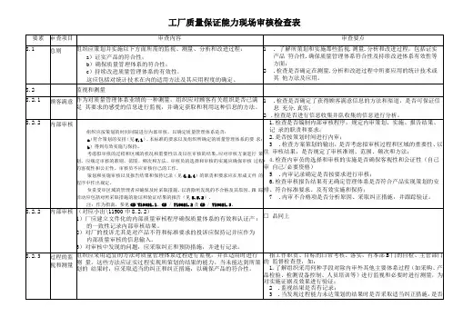 ISO9001及CRCC标准条款及具体审核要点之四