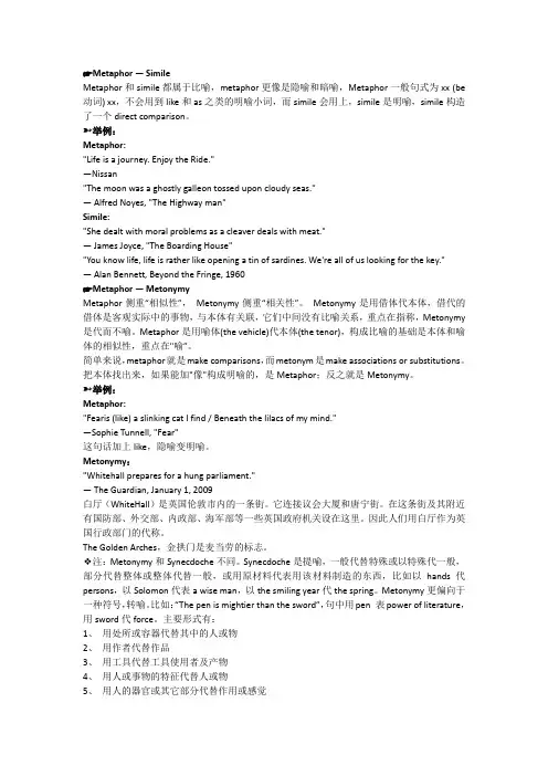 常用英语修辞手法