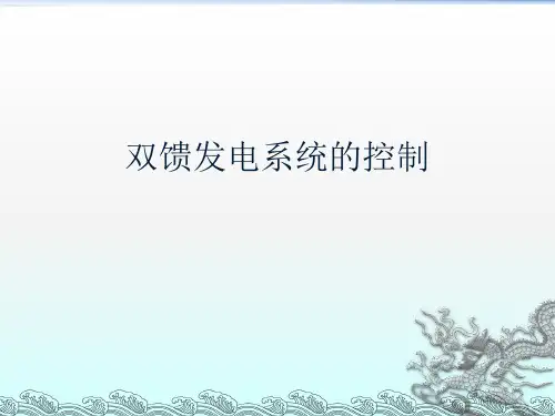 双馈发电系统的控制