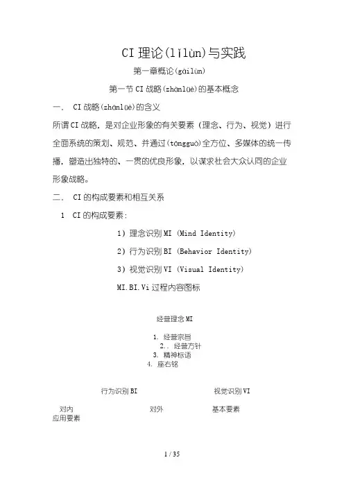 CI理论与实践