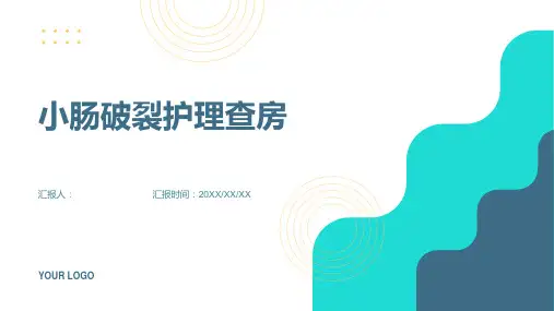 2024年小肠破裂护理查房PPT