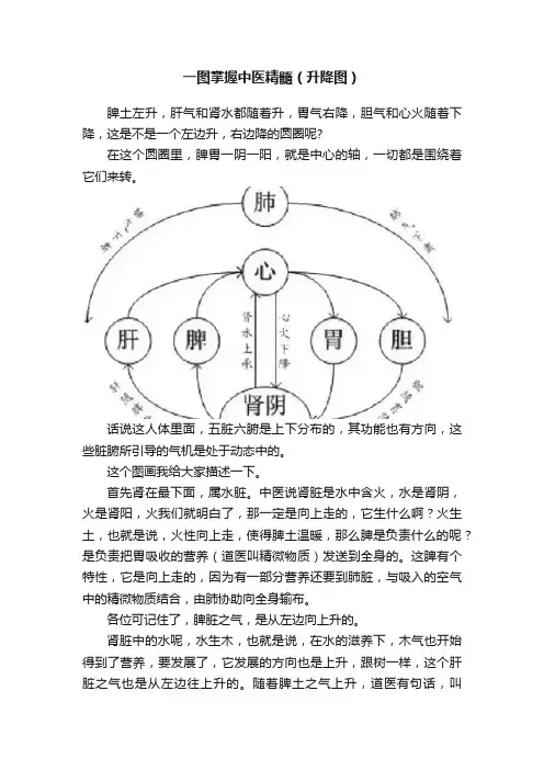 一图掌握中医精髓（升降图）