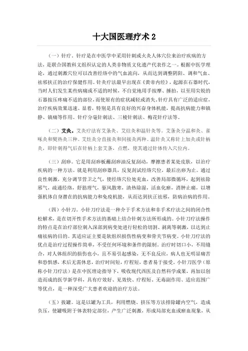 十大国医理疗术2