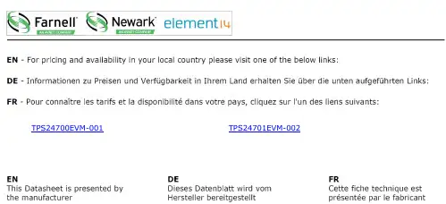 TPS24700 01 10 11 EVM 用户指南说明书