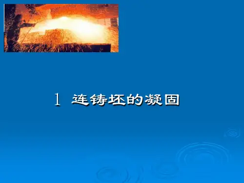 1连铸坯的凝固及其控制