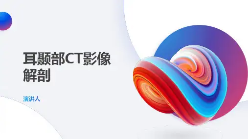 耳颞部CT影像解剖