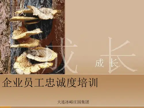 企业员工忠诚度培训PPT