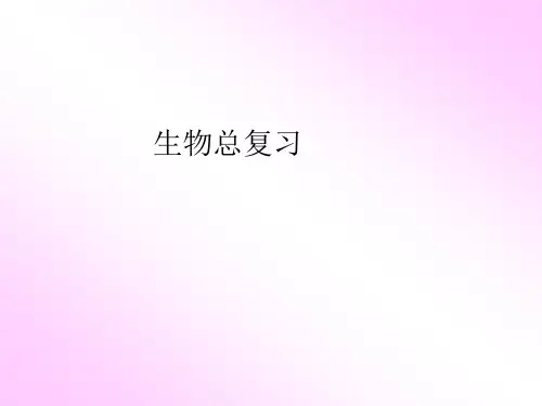 中考生物总复习[下学期]PPT课件(初中科学)