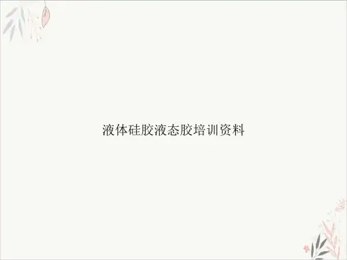 液体硅胶液态胶培训资料PPT.