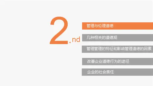 管理学周三多第二章 管理道德与企业社会责任
