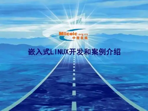 嵌入式LINUX开发和案例介绍-PPT精品文档