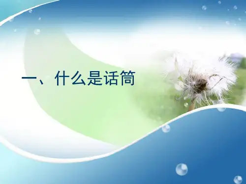 录音艺术了解话筒