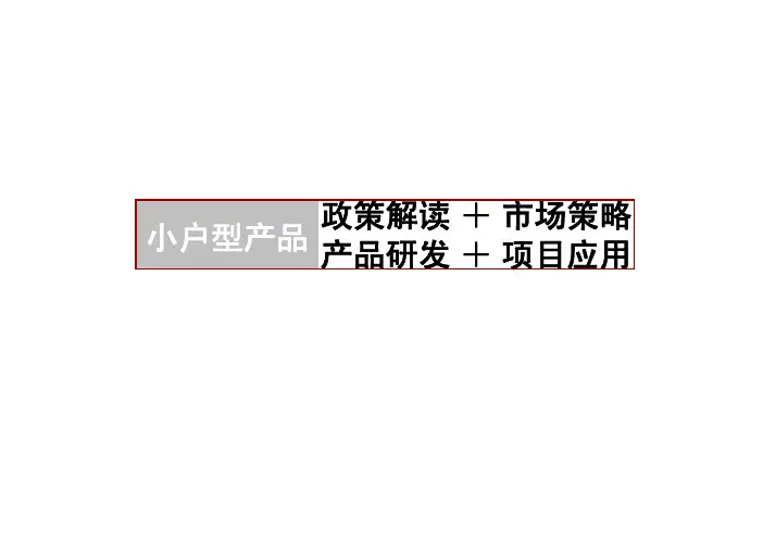 绿地集团_小户型产品研发成果_101P