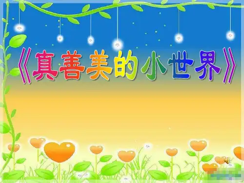 《真善美的小世界》 精品课件(共20张)