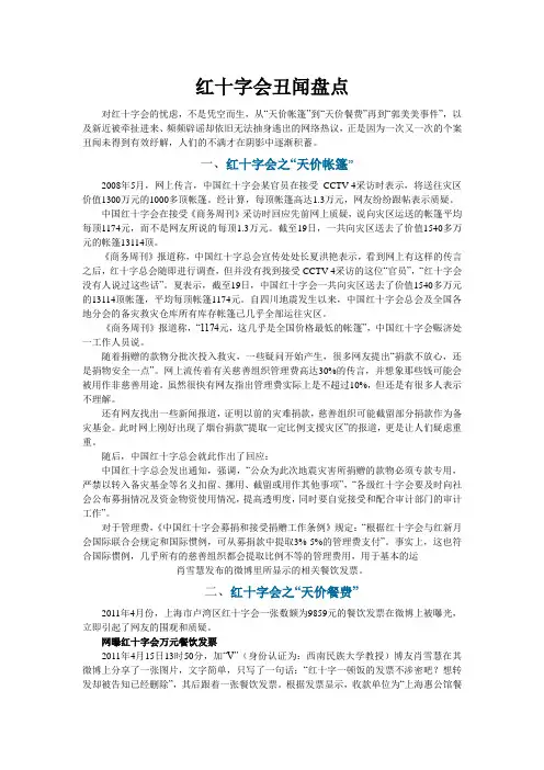 红十字会社会矛盾