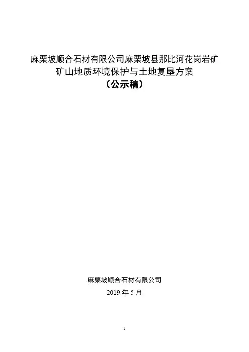 麻栗坡顺合石材有限公司麻栗坡那比河花岗岩矿.pdf