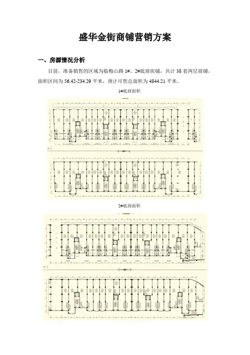 盛华金街商铺营销执行方案