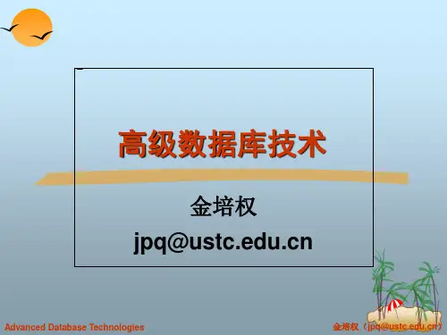 《高级数据库技术》PPT课件