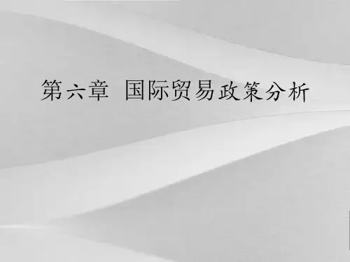 国际贸易政策阐述课件