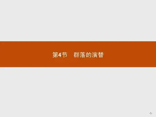 4.4群落的演替