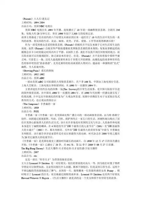 情景剧简介