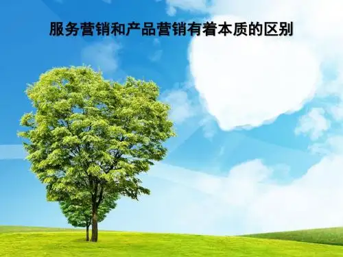 服务营销与产品营销的区别