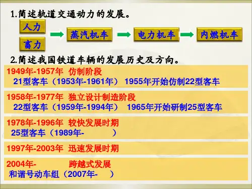 第01章 铁道车辆基本知识