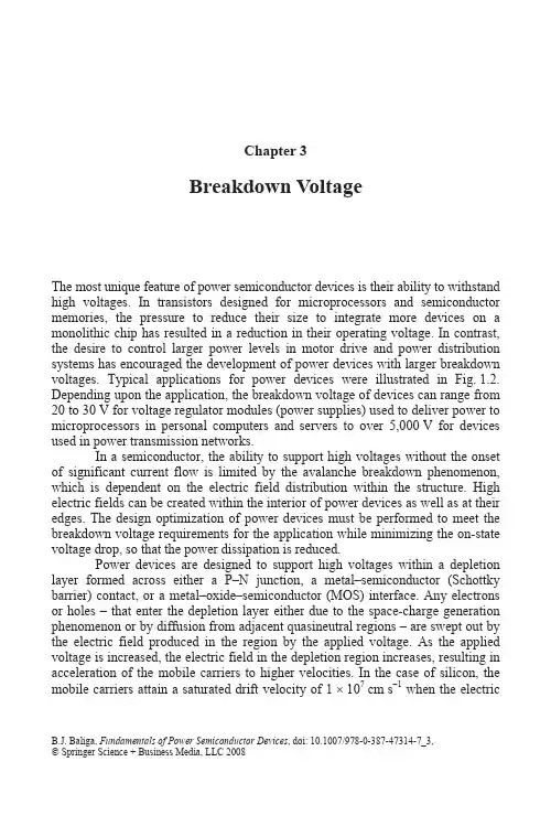 Fundamentals of Power semiconductor Device-3