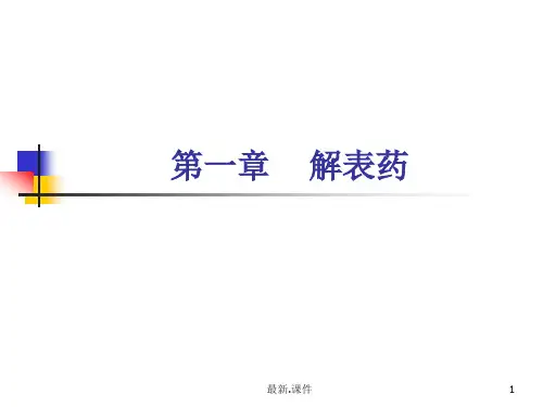 中药学：解表药PPT(大学时张廷模教授课件)学习课件.ppt