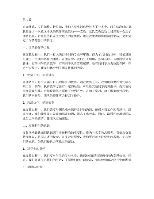 集体实践感悟心得体会(3篇)