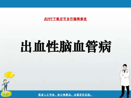 出血性脑血管病PPT课件