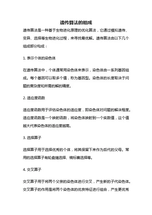 遗传算法的组成