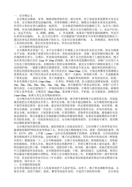 安全绳