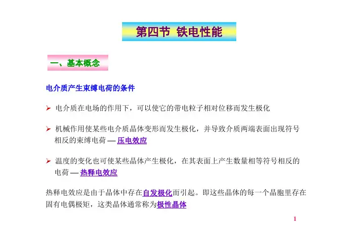 铁电性能