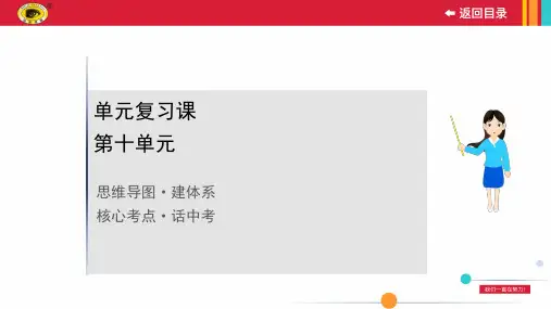 最新人教版九年级下册化学PPT教学课件第十单元复习课
